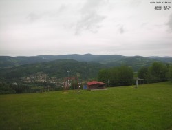 Pohled na Krkonoše
