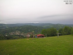 Pohled na Krkonoše