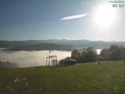 Pohled na Krkonoše