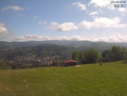Pohled na Krkonoše