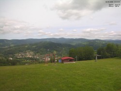 Pohled na Krkonoše