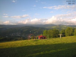 Pohled na Krkonoše