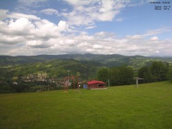 Pohled na Krkonoše