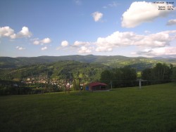 Pohled na Krkonoše