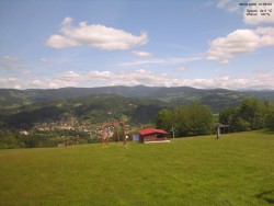 Pohled na Krkonoše