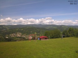 Pohled na Krkonoše