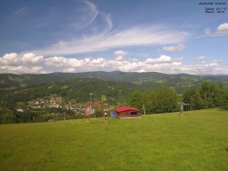 Pohled na Krkonoše