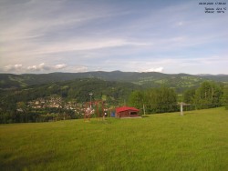 Pohled na Krkonoše