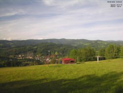 Pohled na Krkonoše
