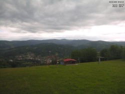 Pohled na Krkonoše