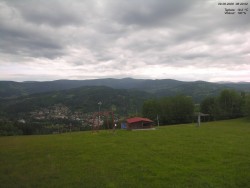 Pohled na Krkonoše