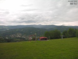 Pohled na Krkonoše