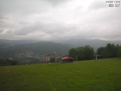 Pohled na Krkonoše