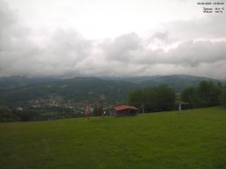 Pohled na Krkonoše