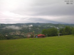 Pohled na Krkonoše