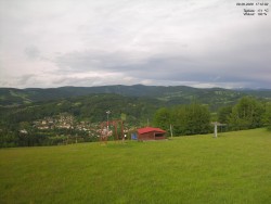 Pohled na Krkonoše