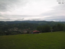 Pohled na Krkonoše