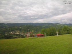 Pohled na Krkonoše
