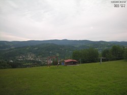 Pohled na Krkonoše