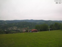 Pohled na Krkonoše