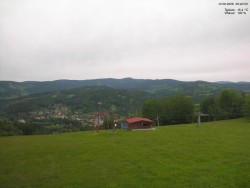 Pohled na Krkonoše