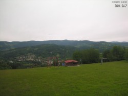 Pohled na Krkonoše
