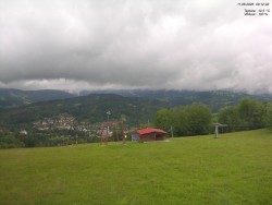 Pohled na Krkonoše