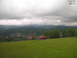 Pohled na Krkonoše