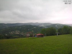 Pohled na Krkonoše