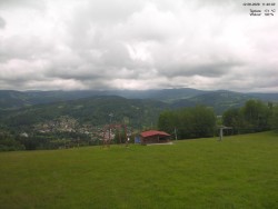 Pohled na Krkonoše