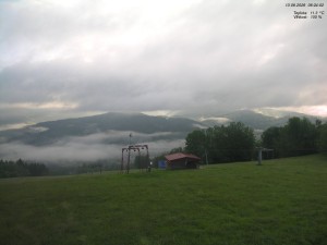 Skiareál Kamenec - Jablonec nad Jizerou - Pohled na Krkonoše - 13.6.2026 v 06:30 Skiareál Kamenec - Jablonec nad Jizerou - Pohled na Krkonoše - 13.6.2026 v 06:30