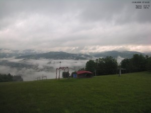 Skiareál Kamenec - Jablonec nad Jizerou - Pohled na Krkonoše - 13.6.2026 v 07:15 Skiareál Kamenec - Jablonec nad Jizerou - Pohled na Krkonoše - 13.6.2026 v 07:15