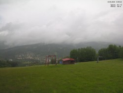 Pohled na Krkonoše