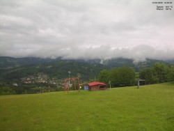 Pohled na Krkonoše