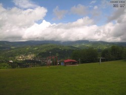 Pohled na Krkonoše