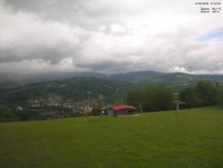 Pohled na Krkonoše