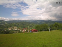 Pohled na Krkonoše