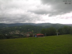 Pohled na Krkonoše