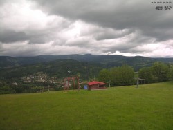 Pohled na Krkonoše