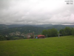 Pohled na Krkonoše