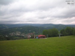 Pohled na Krkonoše