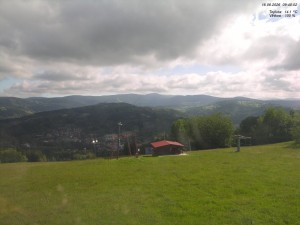 Skiareál Kamenec - Jablonec nad Jizerou - Pohled na Krkonoše - 16.6.2026 v 09:45 Skiareál Kamenec - Jablonec nad Jizerou - Pohled na Krkonoše - 16.6.2026 v 09:45