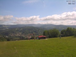 Pohled na Krkonoše