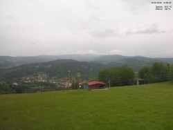 Pohled na Krkonoše