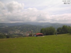 Pohled na Krkonoše