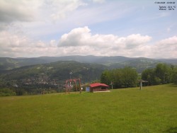 Pohled na Krkonoše