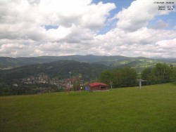 Pohled na Krkonoše