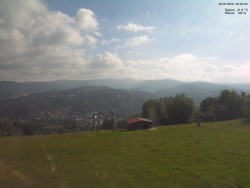 Pohled na Krkonoše