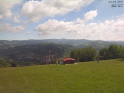 Pohled na Krkonoše