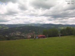 Pohled na Krkonoše